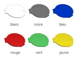 Couleurs de couvercle